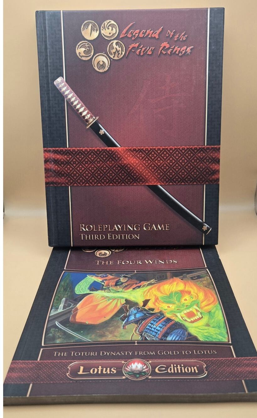 Legend of Five Rings Third Edition & Fourth Winds Pre-Loved Role Playing Book
